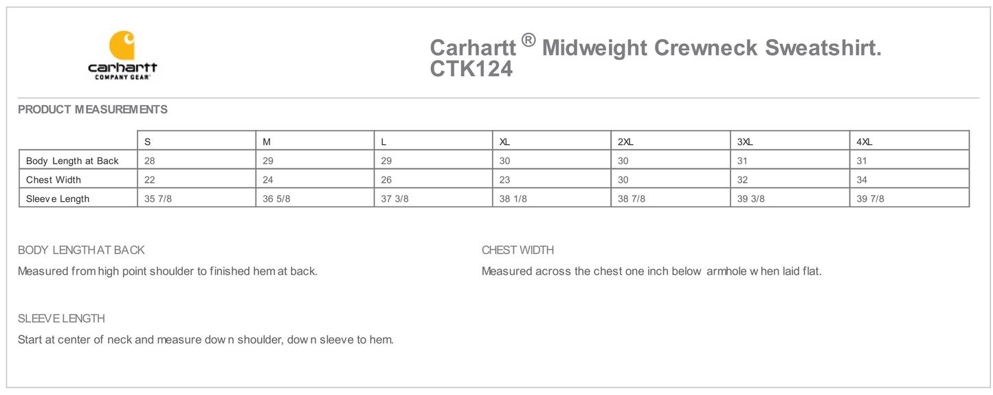 Radius Carhartt Crewneck Sweatshirt